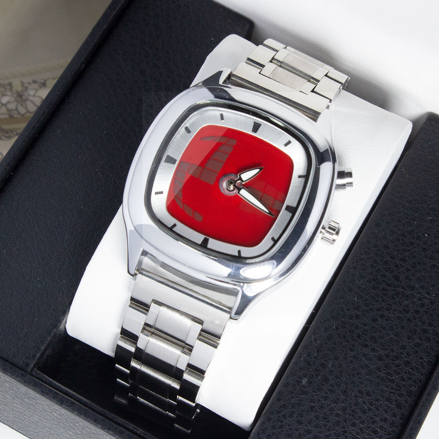 The Millennium Retro Style Men's Watch Quartz Watch 30m Waterproof Stainless WristWatch for Men Y2K: Coffee