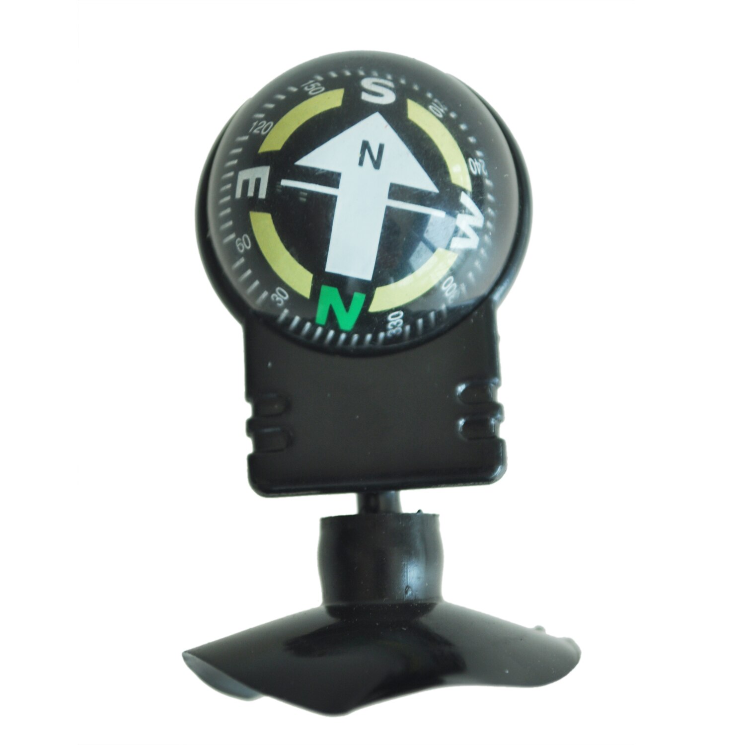 Pivoting Compasses Dashboard Dash Mount Corrosion Resistant Plastic Digital Car Compass Caravan Boat Truck Compass Black