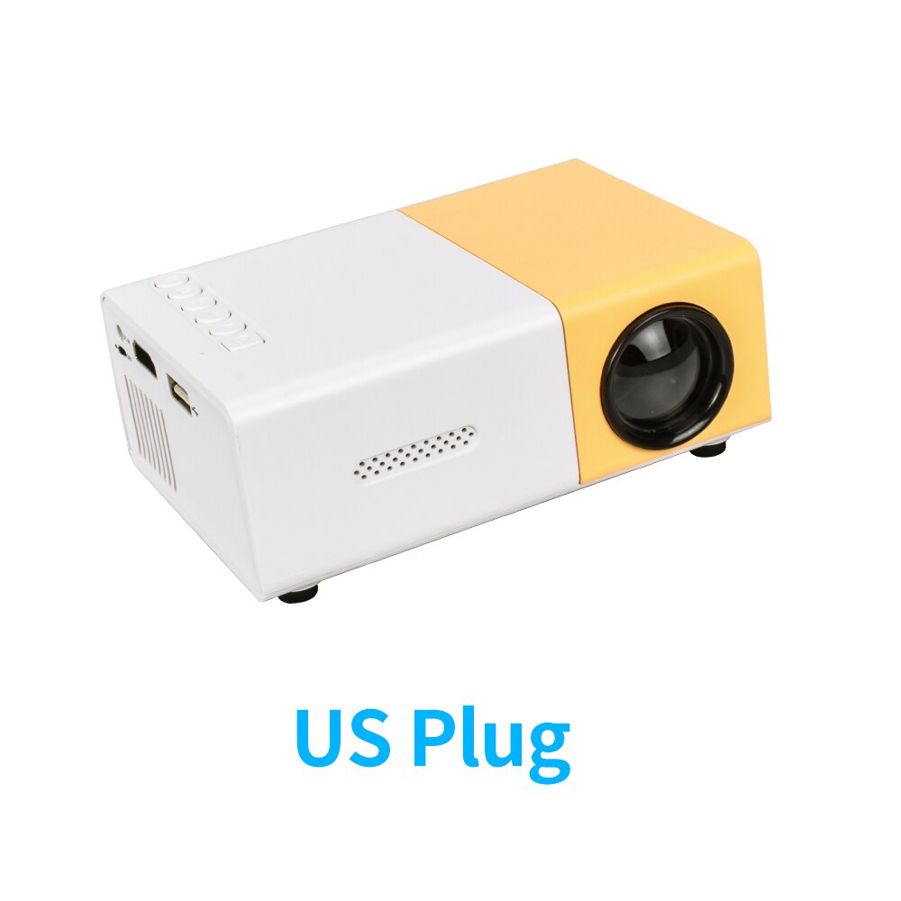 Salange YG300 Pro Projector Led 800 Lumen 3.5Mm Audio 320X240 Pixels Hdmi Usb Mini Projector Home Media speler: Default Title