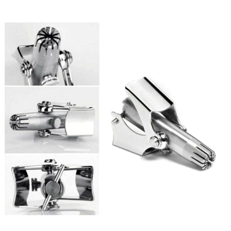 Stainless Steel Manual Nose Trimmer for Shaving Ear Hair Removal Shaver Face Care Men Washable Device