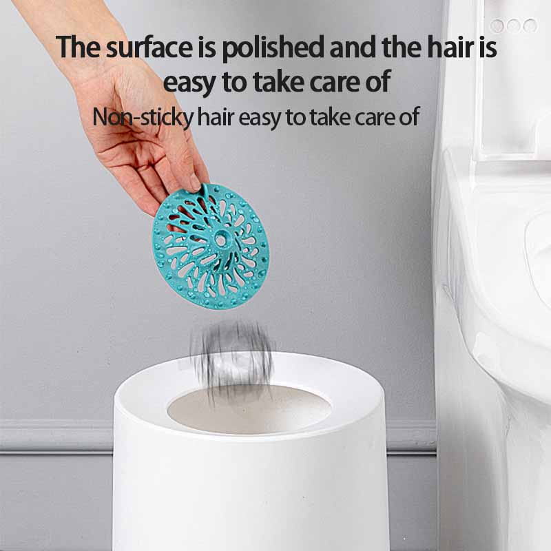1PC Sink Anti-blocking Floor Drain Cover Shower Drain Strainers Bathtub Stopper Silicone Sink Cover Hair Catchers Bathroom
