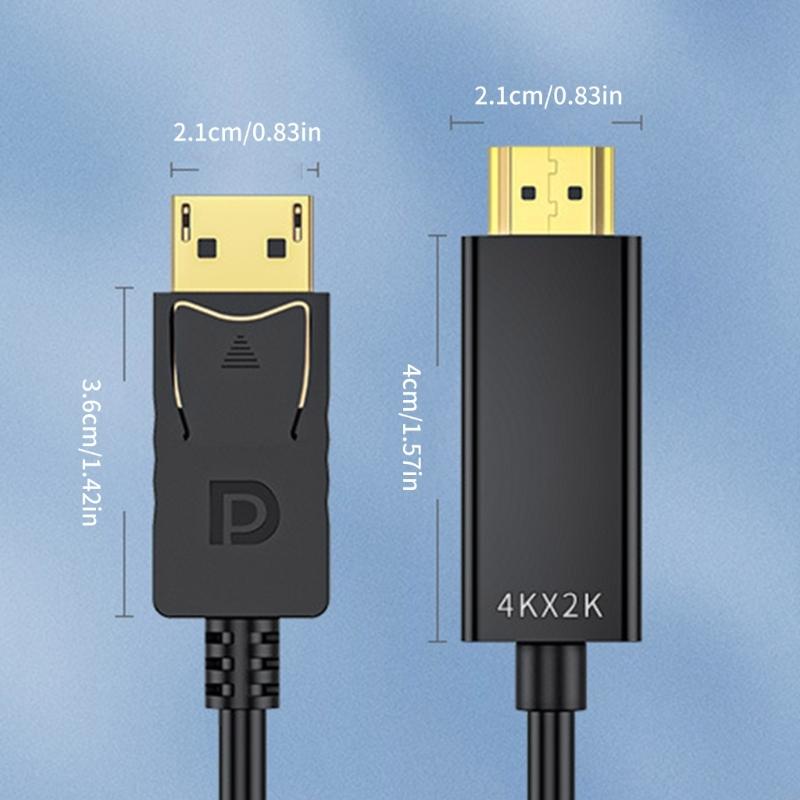 Y1UB Displayport do HDMompatible Converter Lable Męs