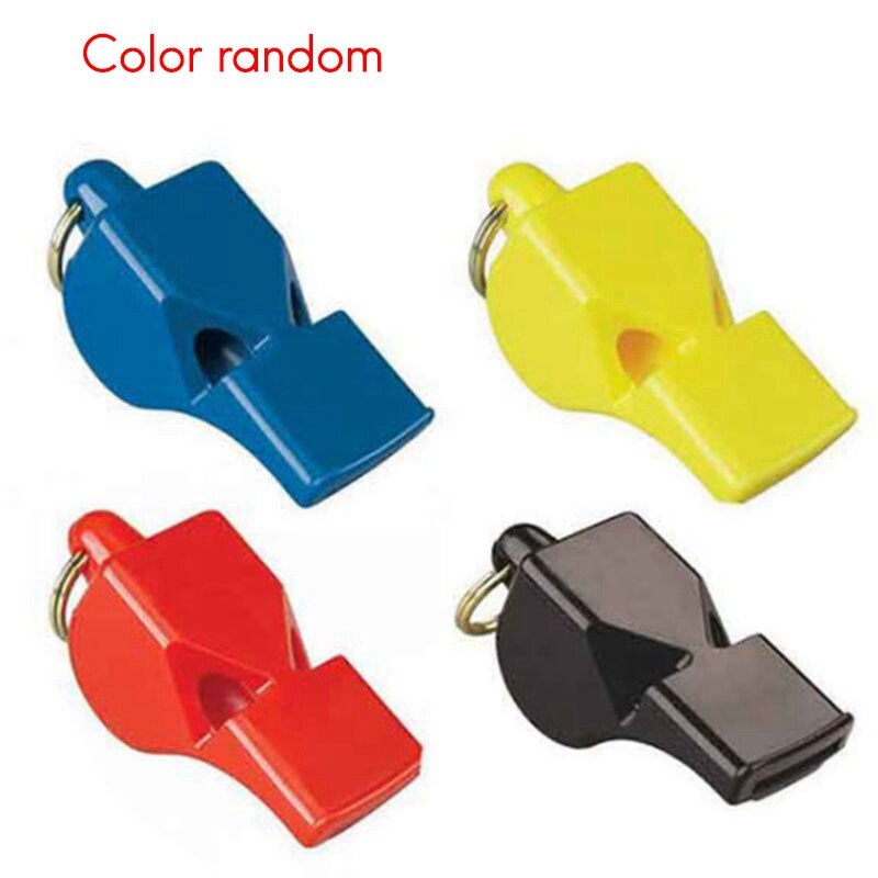 50 Pcs Non-Nuclear Referee Whistle Fox Whistle Plastic Life-Saving Whistle Special for Game