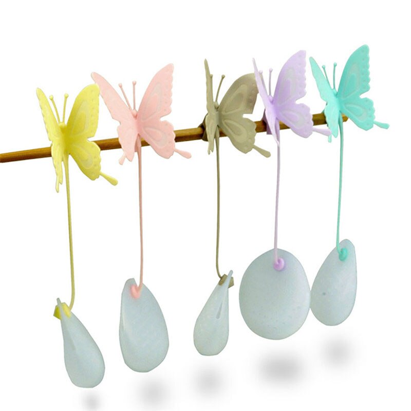 Tea Infuser Filter Strainer Butterfly Shaped Strainer Silicone Tea Bag Holder Reuseable Food Safe Filter Kitchen Accessories