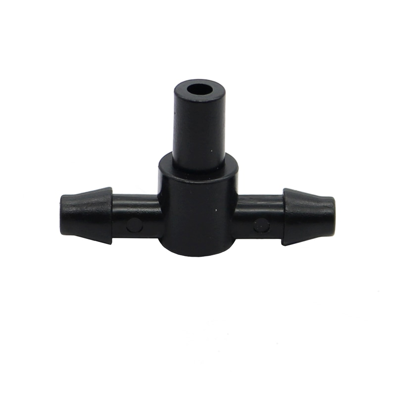 6mm Nozzle Tee Connectors Homebrew Tuin Irrigatiesysteem Watering Sproeikop Fittings voor 4/7mm Slang 50 Pcs