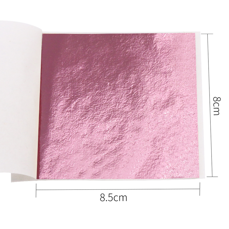 100pcs/10clolors Art Crafts Imitation Gold Sliver Copper Foil - Gilding Metal Leaf Leaves Sheets DIY Crafts Decor Paper: Multi-Colored