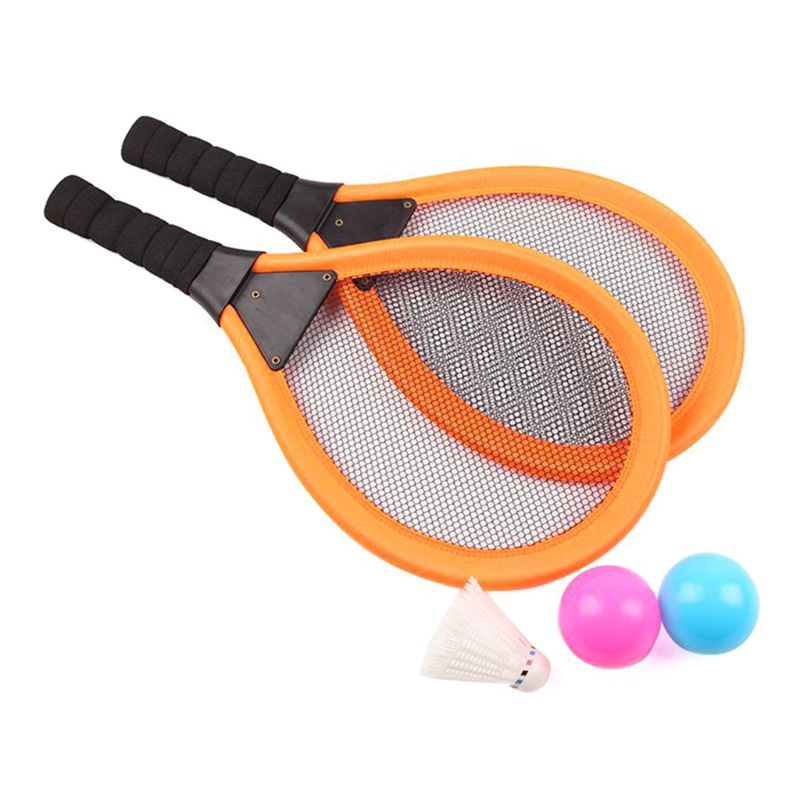 Kids Badminton Tennis Racket Outdoor Sport Speelgoed Licht Gewicht Racket Met 3 Ballen 24BD
