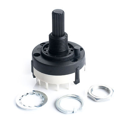 10pcs,1 Pole 5 POSITION DIY AMPLIFIER ROTARY SWITCH 1P5T