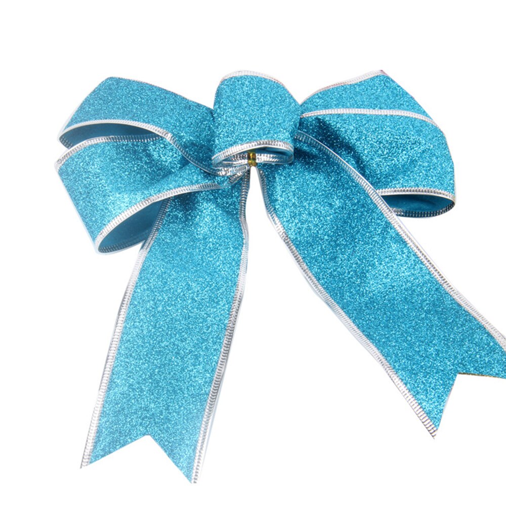 5Pcs 22*21cm Large Festival Bows Christmas Tree Bowknot Ornaments Party Xmas Decoration