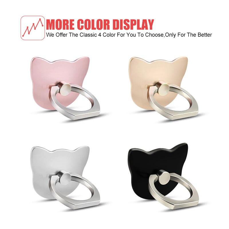 Finger Ring Mobile Phone Smartphone Stand Holder For iPhone XS Huawei Samsung cell Smart Round Phone Ring holder Car Mount Stand