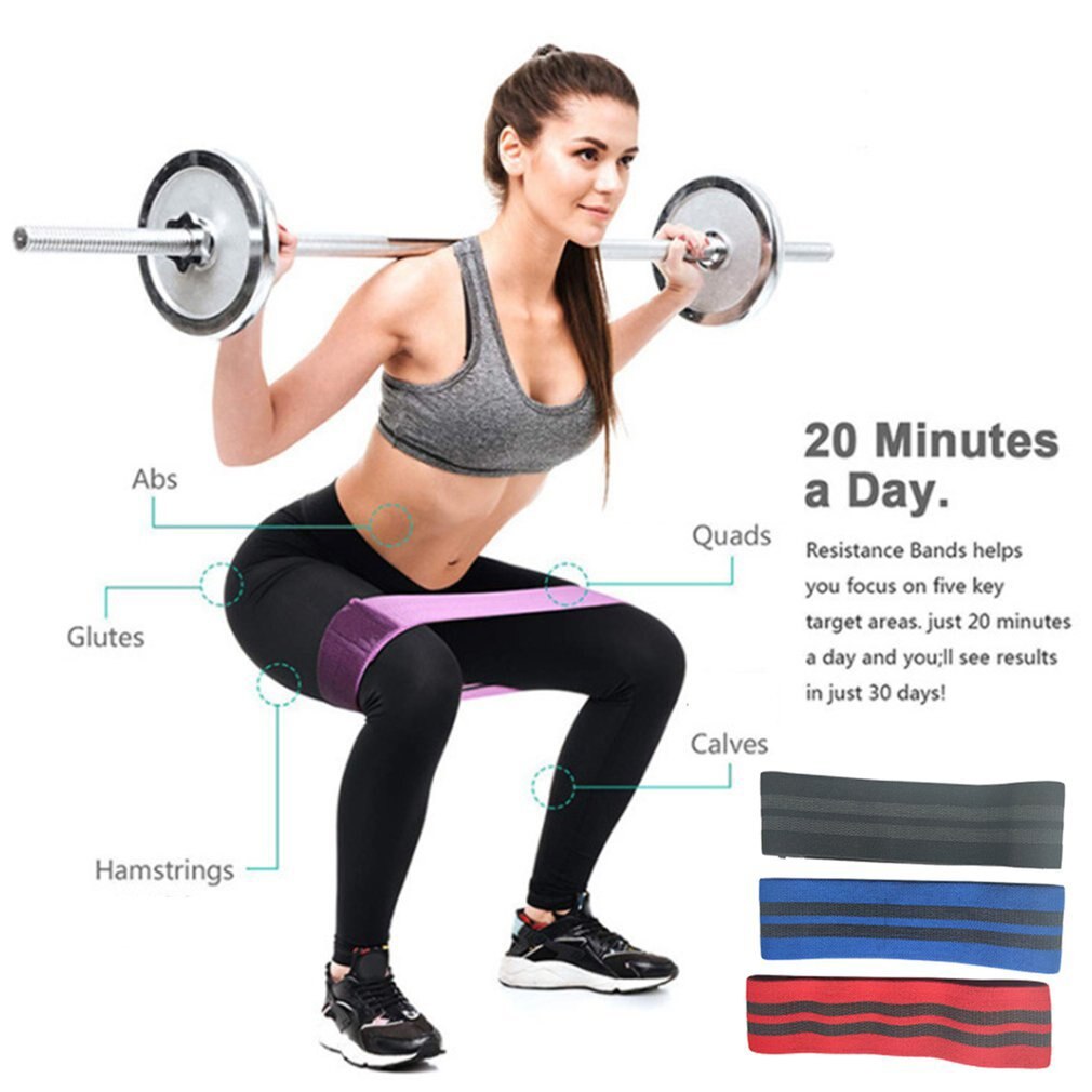 Yoga Pull Band Hip Loop Elastic Band Stretching And Flexibility Good Elastic And Non-Slip Soft And Non-Slip