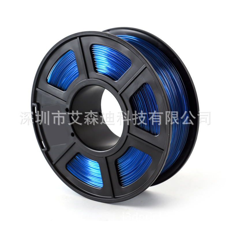 Filament 3D Printing PLA Polymer Composite Material 1.75mm1kg Has Better Temperature Resistance Impact Strength Gloss Smooth: blue