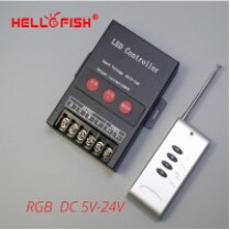 Led Strip Licht Controller Rgb Enkele Kleur Led Dc 5V 12V 24V 30Ape High Power Modulator: 4 key RGB