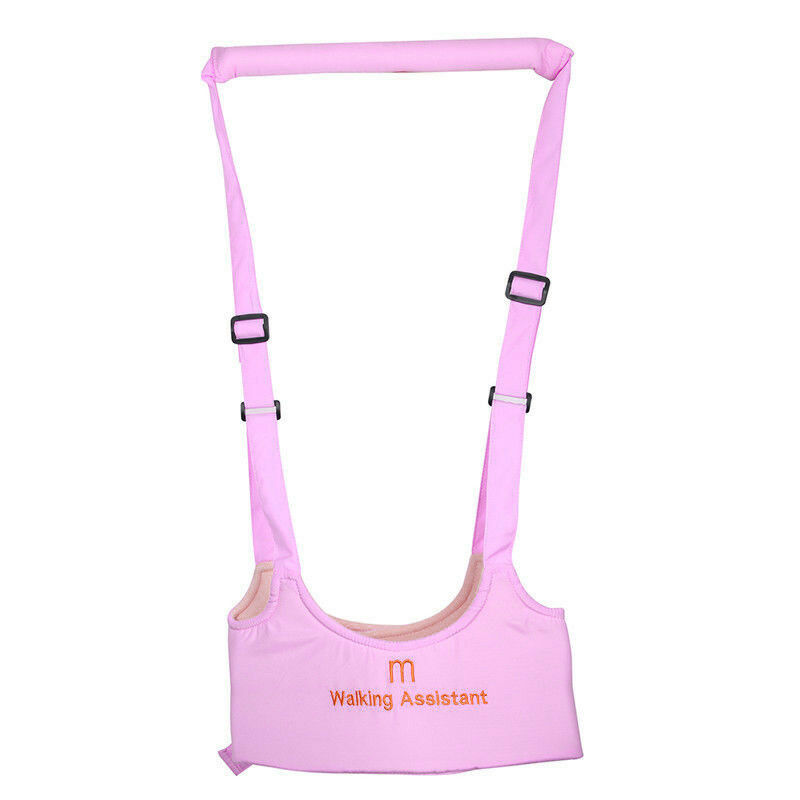 Andador para bebé, arnés portátil para bebé, correa para Asistente de bebé para niños, cinturón para aprender a caminar para bebé para niño: Rosa