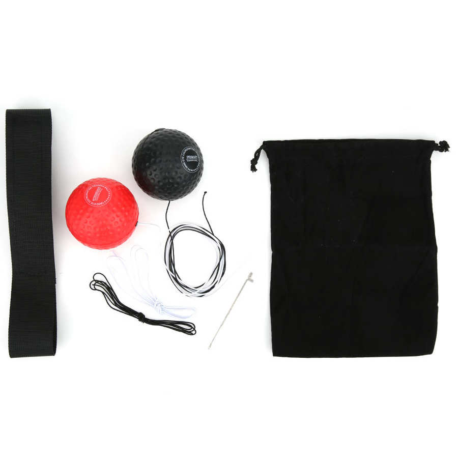 Bola ajustável cabeça-montada da espuma do plutônio das bolas de puxo do boxe bola de trainning para o equipamento da aptidão dos esportes da aptidão: 2balls