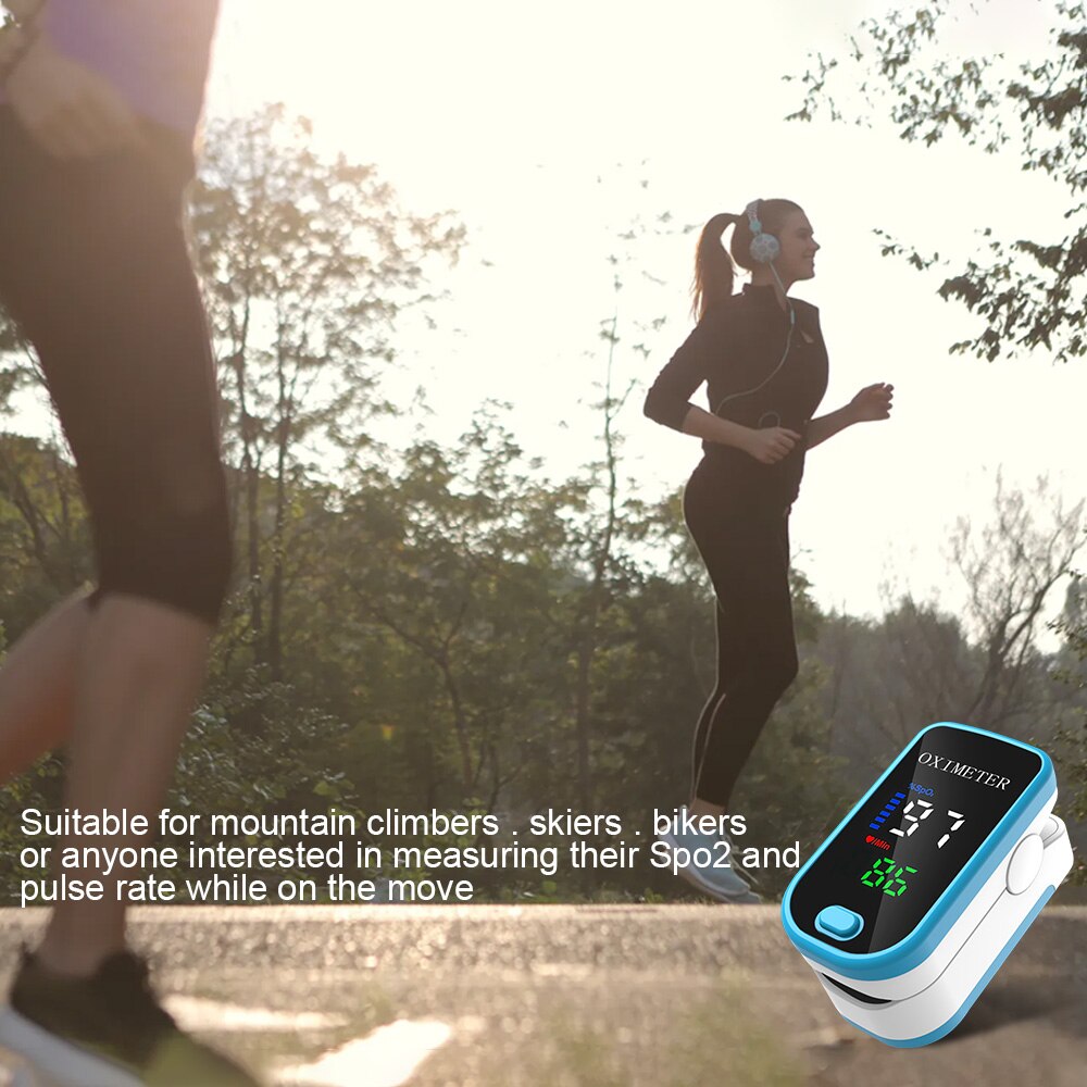 Blood Oxygen Monitor Finger Pulse Oximeter Oxygen Saturation Monitor Fast within 24hours (without Battery)