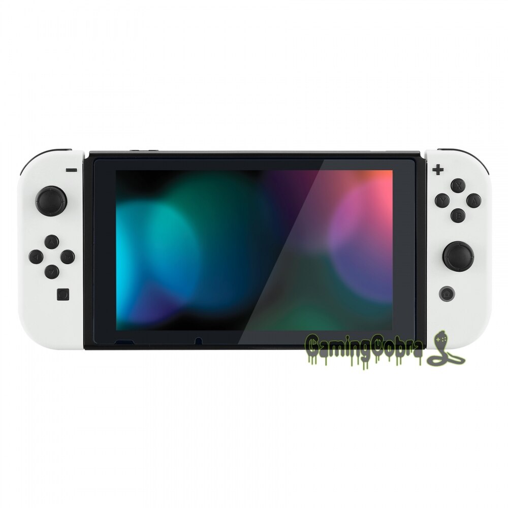 Coque de boîtier blanche douce au toucher personnalisée avec boutons complets pour contrôleur Nintendo Switch Joy-Con