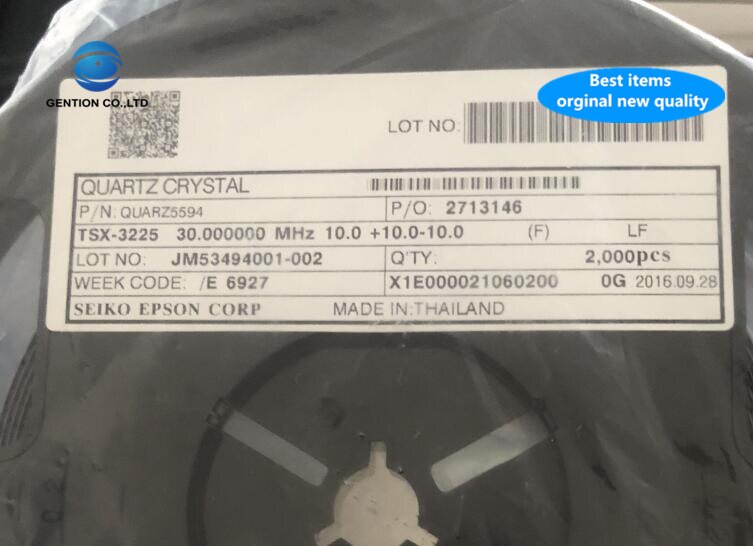 10Pcs 100% TSX-3225 30M 30Mhz 30.000Mhz 10PF 10ppm Passieve Kristal 3225