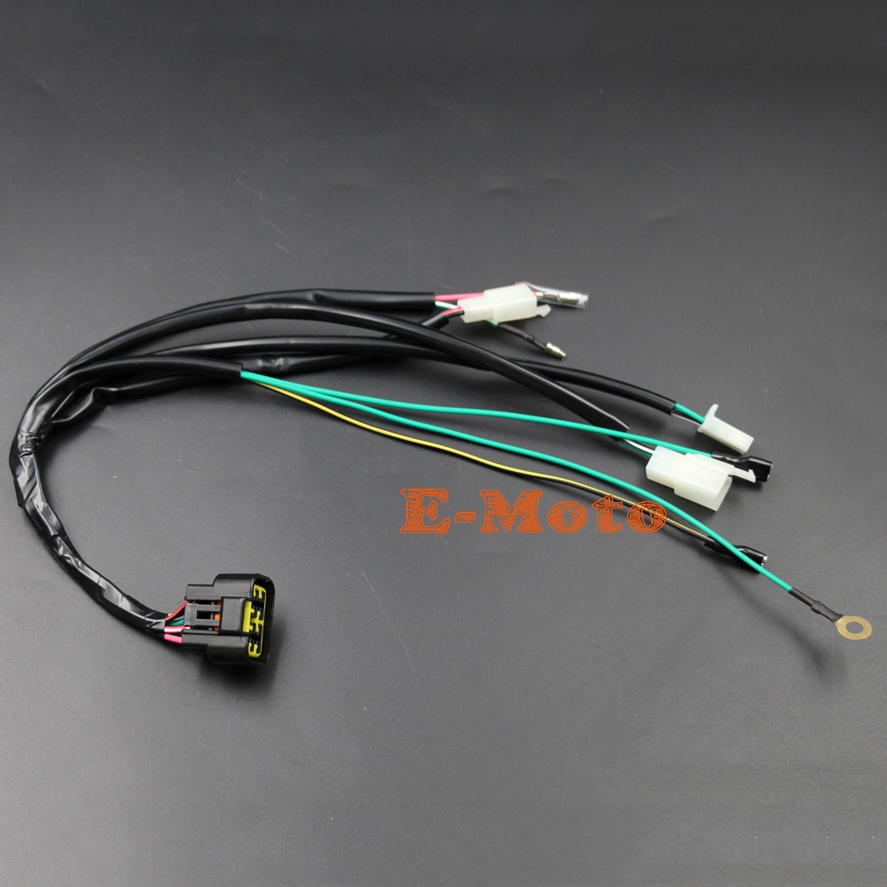 Basic Wire Wiring Harness Loom 150cc 250cc Engine PIT Quad Dirt Bike Atv Buggy 284009419770 6 Basic Wire Wiring Harness Loom 150cc 250cc Engine PIT Quad Dirt Bike Atv Buggy 284009419770 6