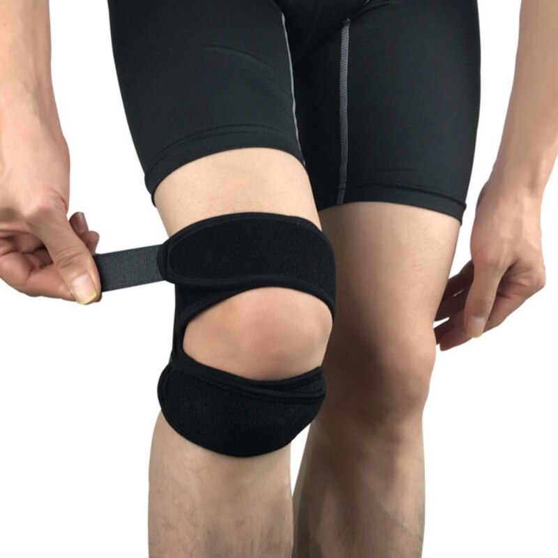 Running Sports Patella Brace Wrap Cap Stabilizer Cushioning Band Knee Support Adjustable Protective Knee Protector