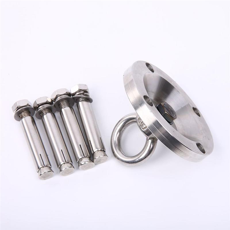 360 ° Roterende Hond Stake Rvs Hond Stake Grote Hond Vaste Stapel Voor Outdoor Camping Thuis (Met 4 stuks Uitbreiding Schroeven)