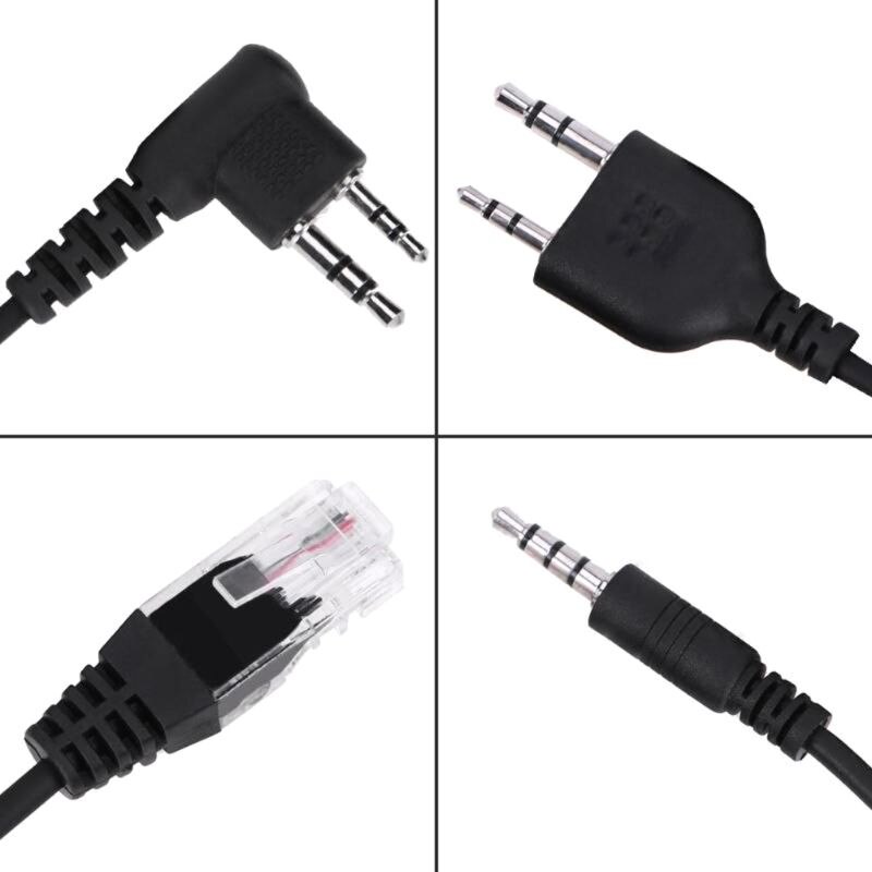 8 en 1 de programación por Cable USB para baofeng para Motorola TYT QYT múltiples Radios 1,3 m/4,26 ft H55F