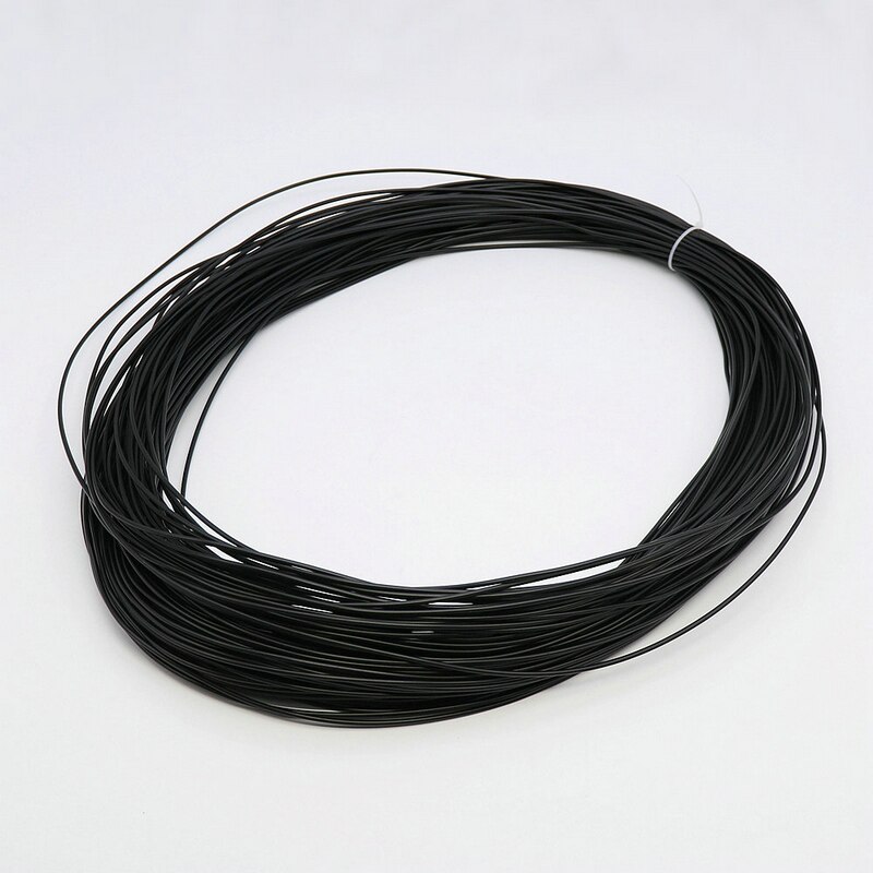 2.5mm 500g pe rotting svart vävmaterial cirkulär rotting syntetisk plastrotting