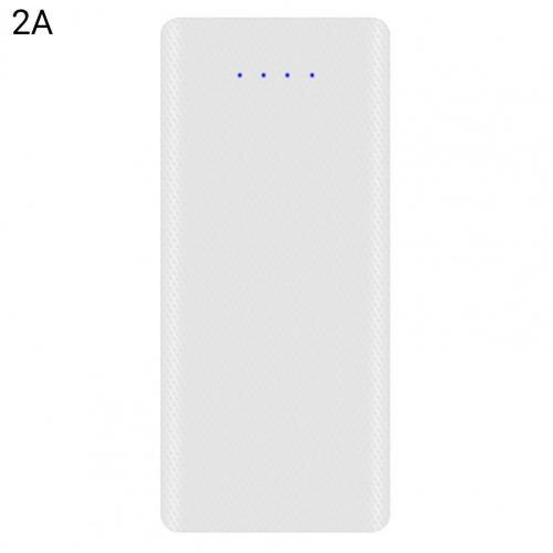Dual Output Uitstekende 8X18650 Draagbare Oplader Case Ergonomische Draagbare Oplader Case Intelligente Chip Voor Mobiele Telefoon:  White 2