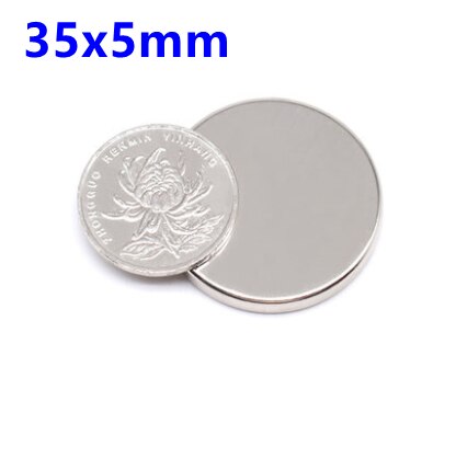 5Pcs Magneet Sterke Magneet Sterke Magneet Rechthoek Neodymium Magneet Magneet Stuk Vierkante Magneet 35x5mm