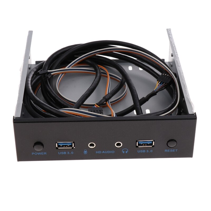 Usb 3.0 2 Port Optical Drive Front Panel Expansion Adapter Usb 3.0 Hub +Hd o+Power Switch Button