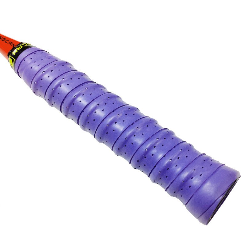 FANGCAN-empuñadura de quilla para raquetas de tenis, agarre de película adhesiva para raqueta de bádminton, FCLG-02 normal, 6 colores disponibles, 1 unidad