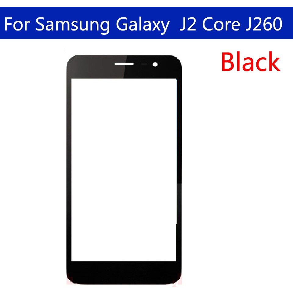 5.0" For Samsung Galaxy J2 Core J260 J260G J260SM J260F LCD Front Touch Screen Glass Outer Lens Replacement