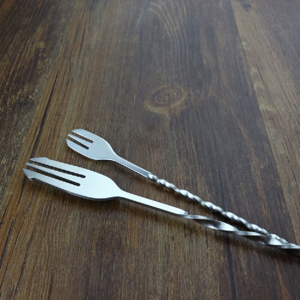 Stainless steel Bar Spoons Cocktail Drink Mixer Muddler Stirrer Stirring Mixing Stir Spoon Ladle Cocktail Shaker Spoon