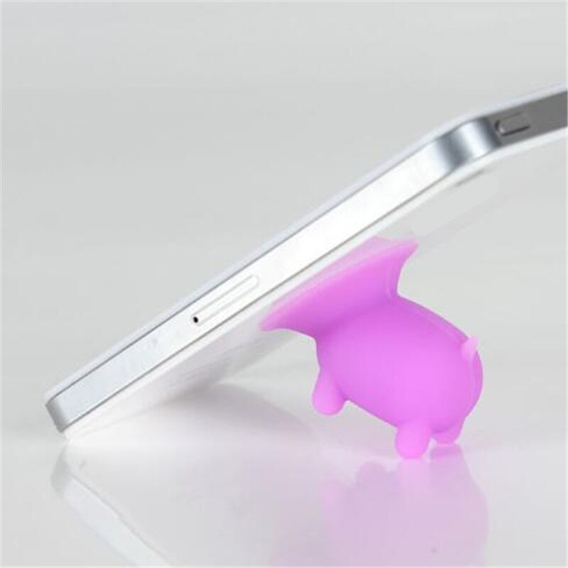Colorido titular do telefone móvel porco gordura subber otário spinner telefone titular tablet suporte para iphone almofada para todos os smartphones