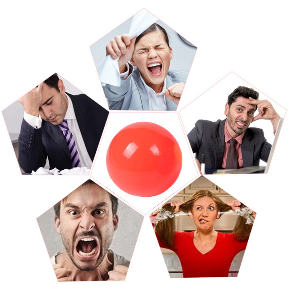 Stick Wall Balls Fidget Toys 8Pcs Sticky Target Ball Fluorescent Ceiling Ball Anti-stress Decompression Toy