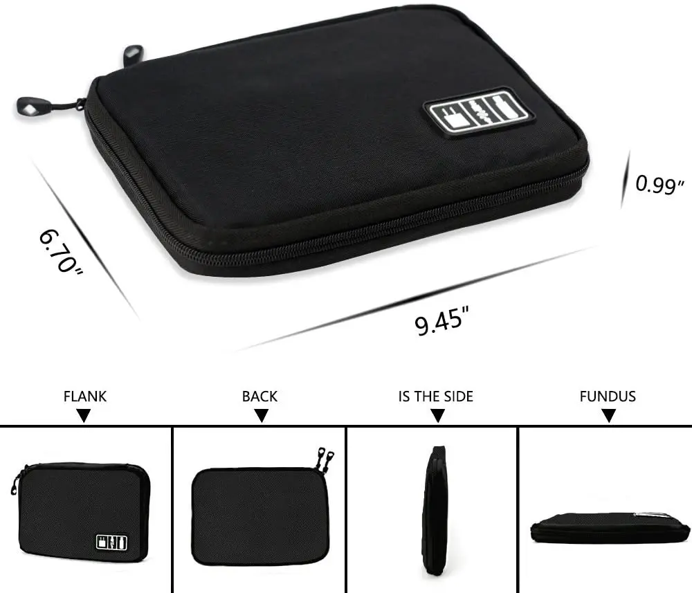 Gadget kabel organisator oppbevaringsveske reise elektronisk tilbehør kabel veske usb lader strømbank holder digital kit bag