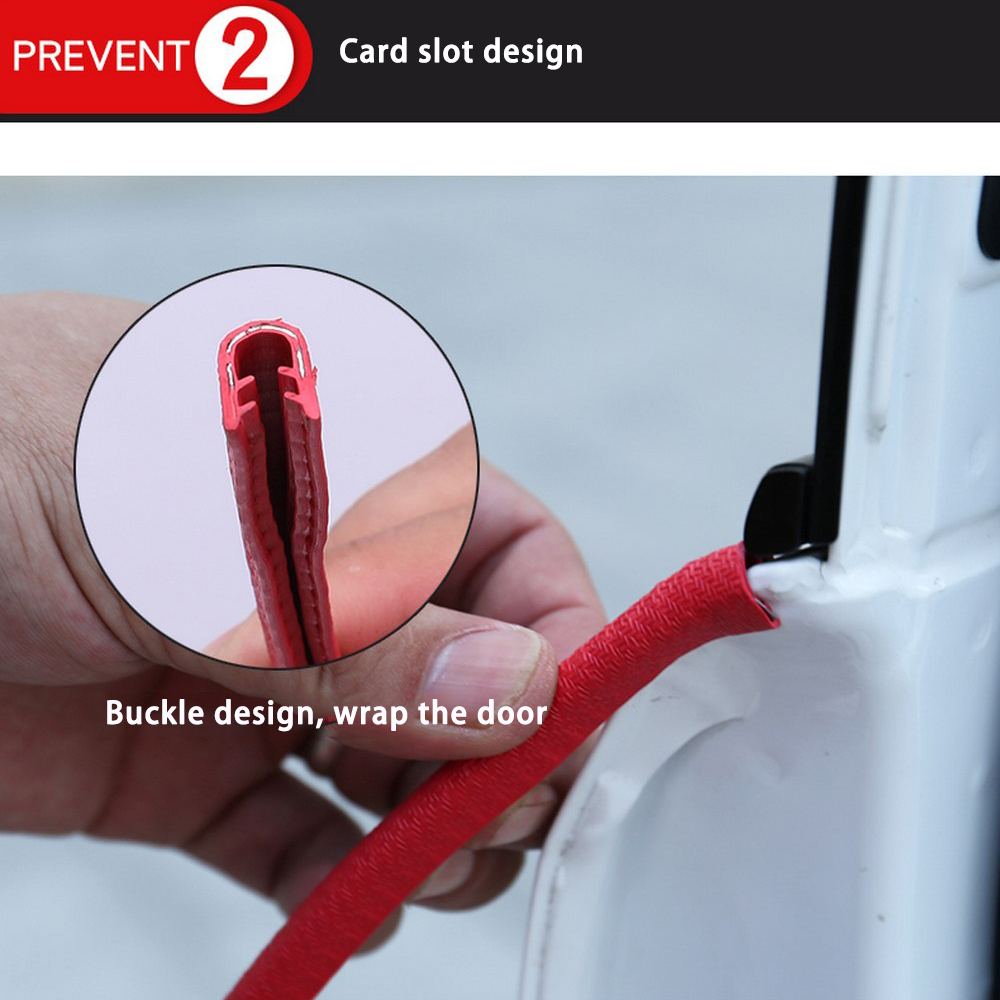 Tira de sellado de goma para coche 3/5/10/15M, accesorios para coche en forma de U, sellos de goma antiruido para automóviles, tiras de sellado a prueba de polvo, estilo de coche