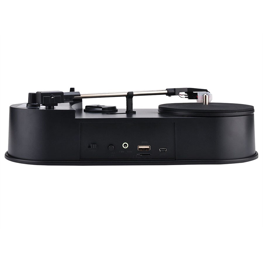 Mini tocadiscos de vinilo portátil con USB, reproductor de Audio de disco de vinilo LP, 45PRM, MP3, reproductor de CD, convertidor estéreo con altavoz