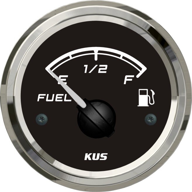 Kus 52mm brændstofniveaumåler brændstofniveaumåler 0-190 ohm signal til bådbil
