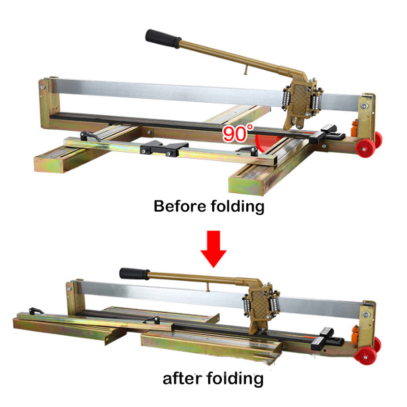 Tile push knife floor wall tile cutting machine Cutting tool high precision manual tile cutting machine 600mm