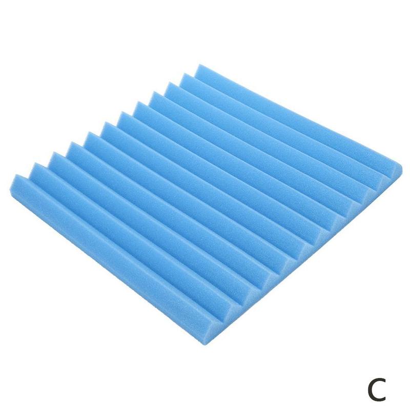 Soundproof cotton 30x30cm Soundproofing Acoustic Studio Absorbing Wedge Foam Tiles Wall Panels Suitable For Sound Studio: C