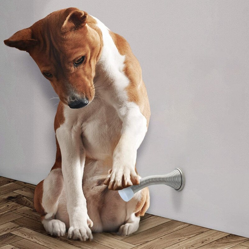 10Pcs Spring Door Stopper Hinge Pin Door Stops Heavy Duty Door Stop for Home,Office,Bendable Spring Steel & Rubber Tips