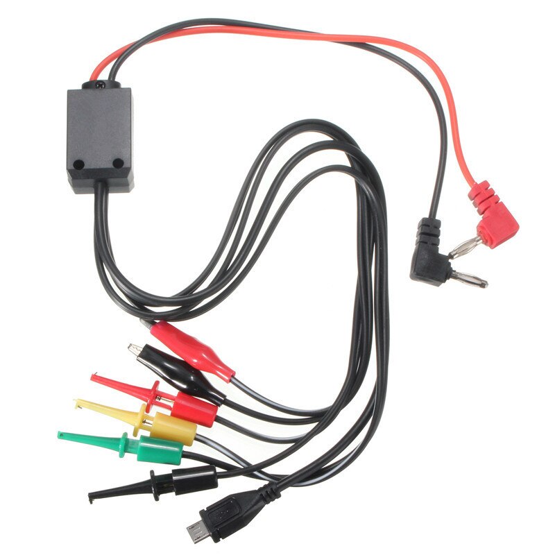 60Cm Universele Digitale Multimeter Meetsnoeren Met Alligator Clips Kabel Enkele Haak Micro Bedrading Interfaces Tester