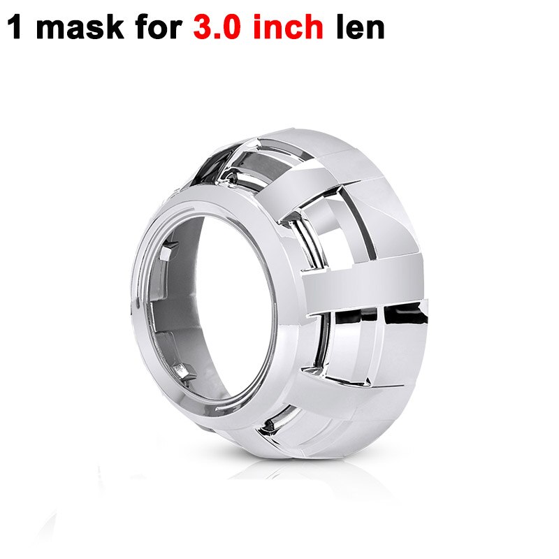 3.0 2.5 Inch Projector Lens Mask Headlight Projector Lenses Shroud For Koito Q5 Hella 3R G5 Bi-Xenon Headlights Lens Masks Refit: 1pcs LH mask