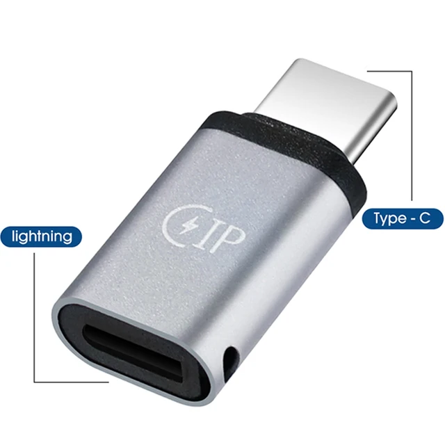 Universal Typ-C Telefon Lade Adapter Blitz Buchse Auf USB C Stecker Kabel Konverter für IPhone 15 14 13 12 Pro Lade Adapter: WHITE