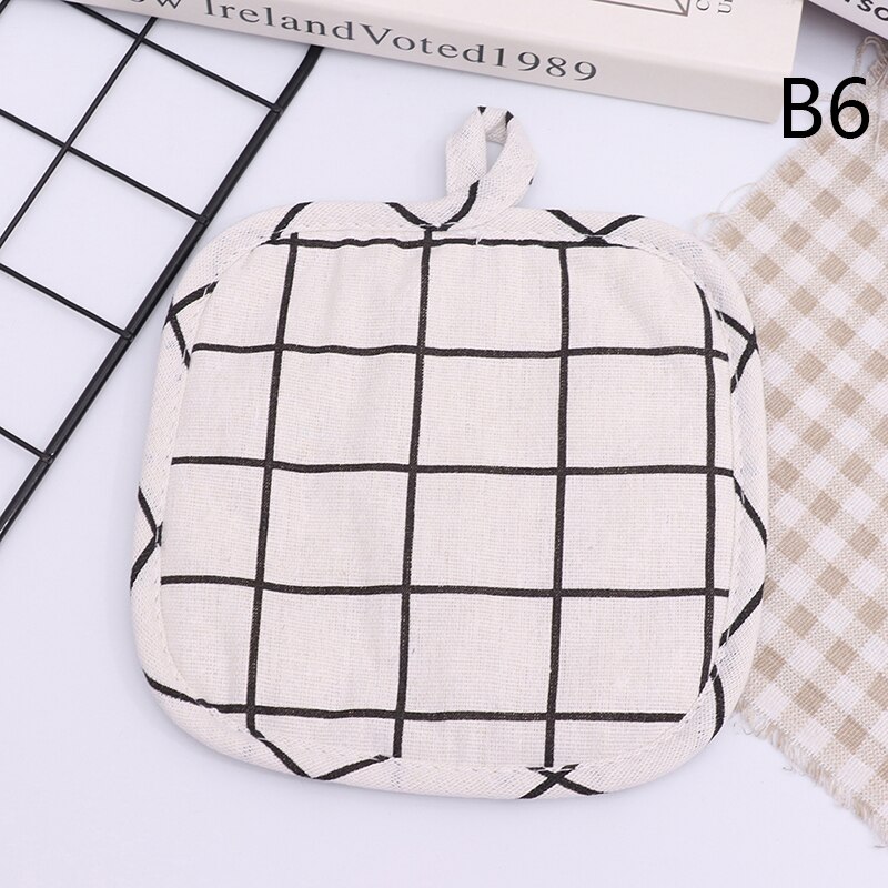 Gants de cuisine antidérapants en coton, à la , pour four à micro-ondes: B6