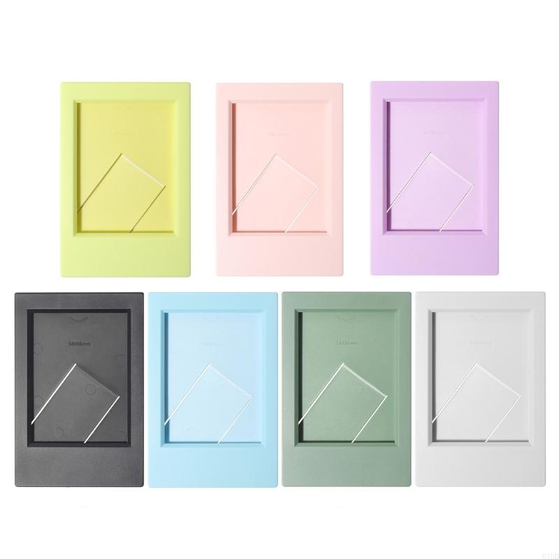 6XDD 3 Polegada Mini Moldura para Molduras Arte Infantil para Desktop Photo Display Stand Decoração Casa