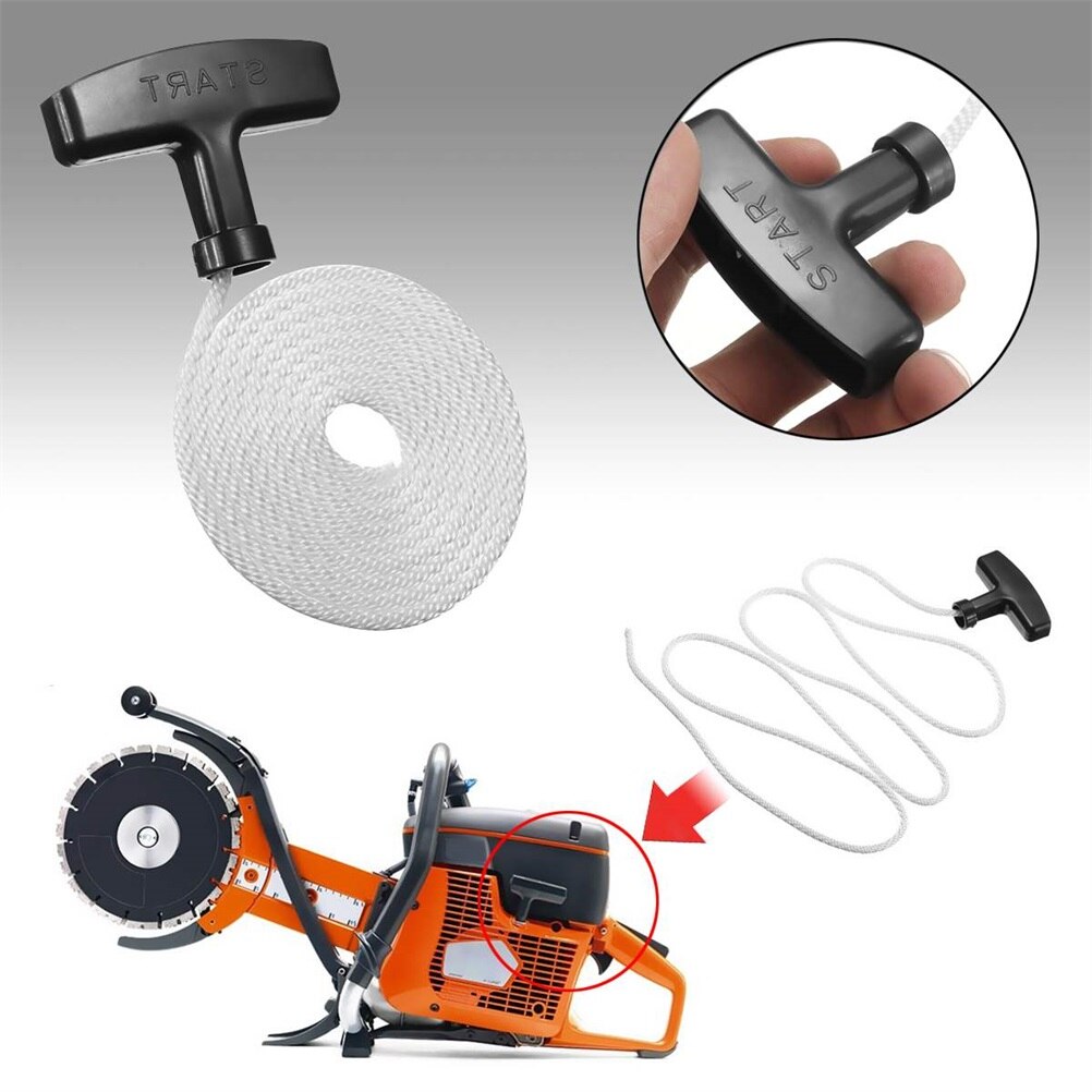 3M Universal Lawnmowers Pull Handle Starter Start Cord Line Rope Lawn Mower Trimmer Pull Handle Drawstring