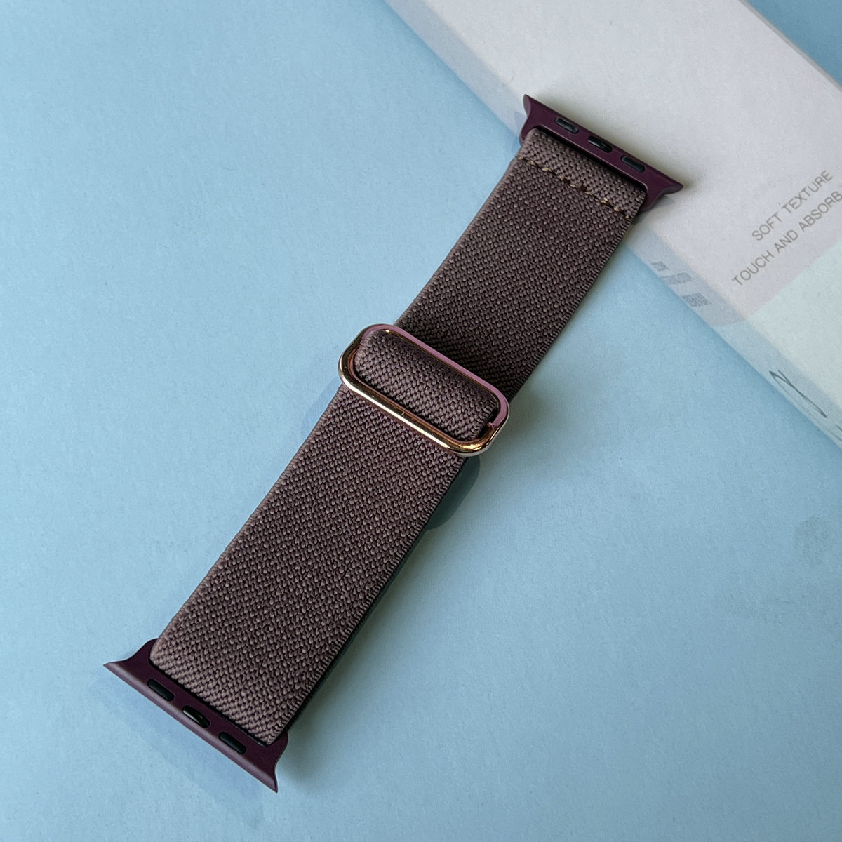 Elastic Strap for Apple Watch Band 45mm 44mm42mm49mm 38mm40mm41mm Nylon Stretchy Bracelets for Apple Watch Strap Iwatch 9 8 7 6: XXL / PURPLE