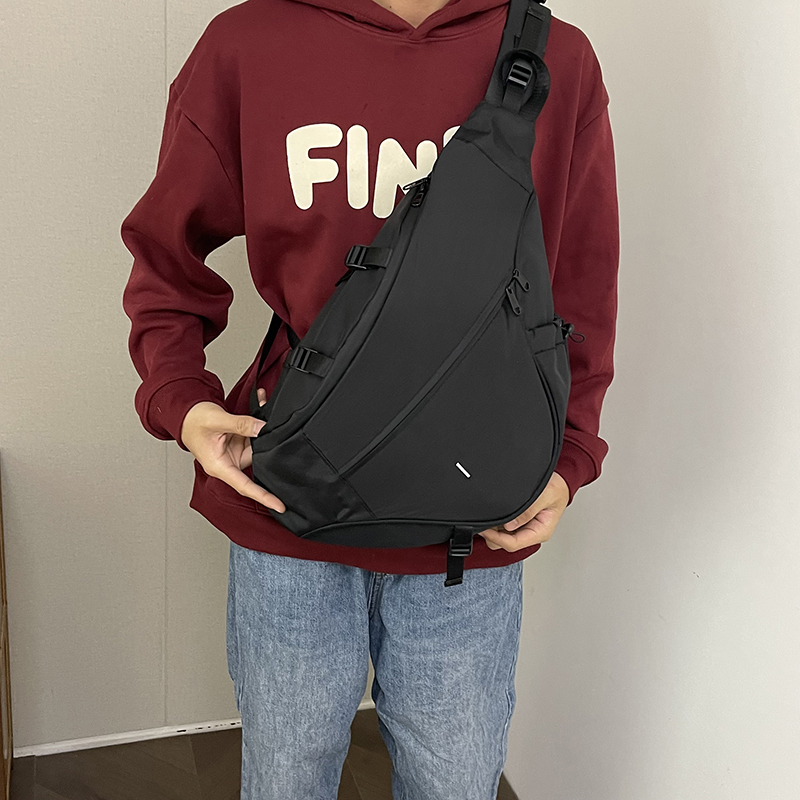 Bolsos bandolera para hombre de gran capacidad, bolso de pecho para hombre, bolso cruzado Unisex de viaje informal, bolso de hombro de almacenamiento de nailon, mochilas para estudiantes